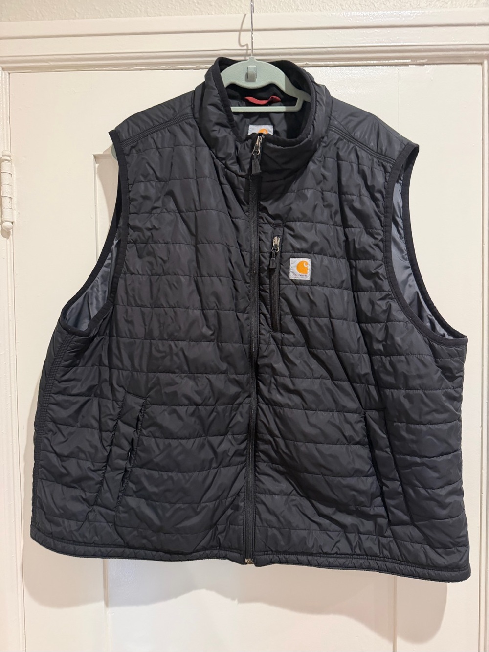 Carhartt Men's Black Quilted Insulated Vest 3XL